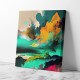 Abstract Colour Storm Wall Art