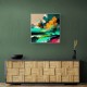 Abstract Colour Storm Wall Art