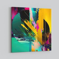 Abstract Colour Splash 2 Wall Art