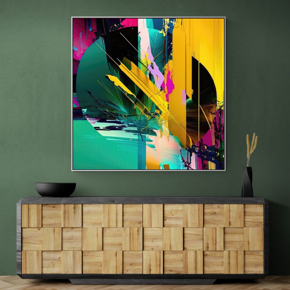 Abstract Colour Splash 2 Wall Art