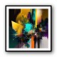 Abstract Colour Splash 1 Wall Art