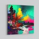 Abstract Colour Splash 8 Wall Art