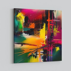 Abstract Colour Splash 9 Wall Art