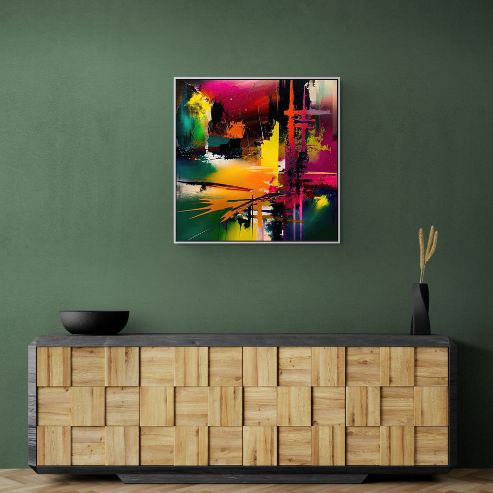 Abstract Colour Splash 9 Wall Art