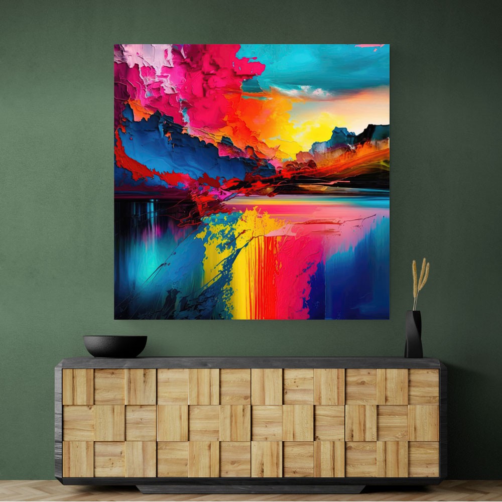 Abstract Colour Splash 10 Wall Art