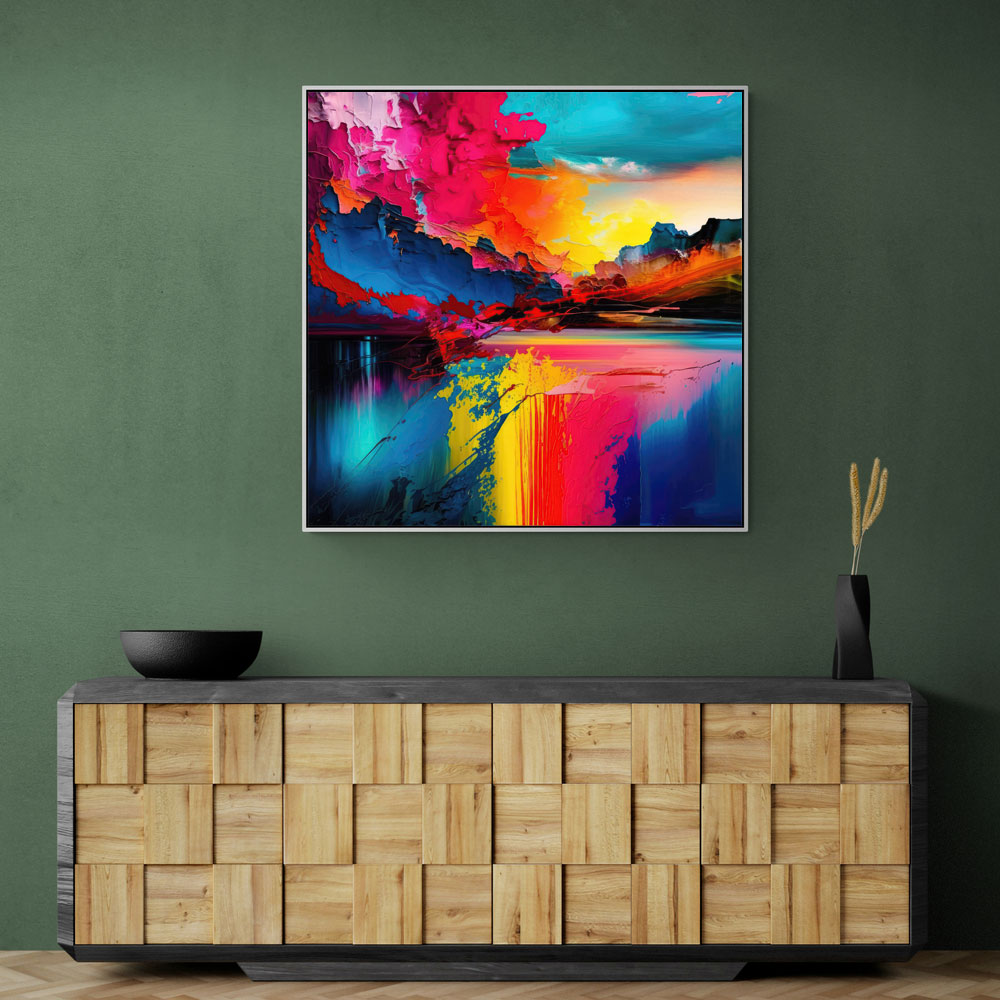 Abstract Colour Splash 10 Wall Art