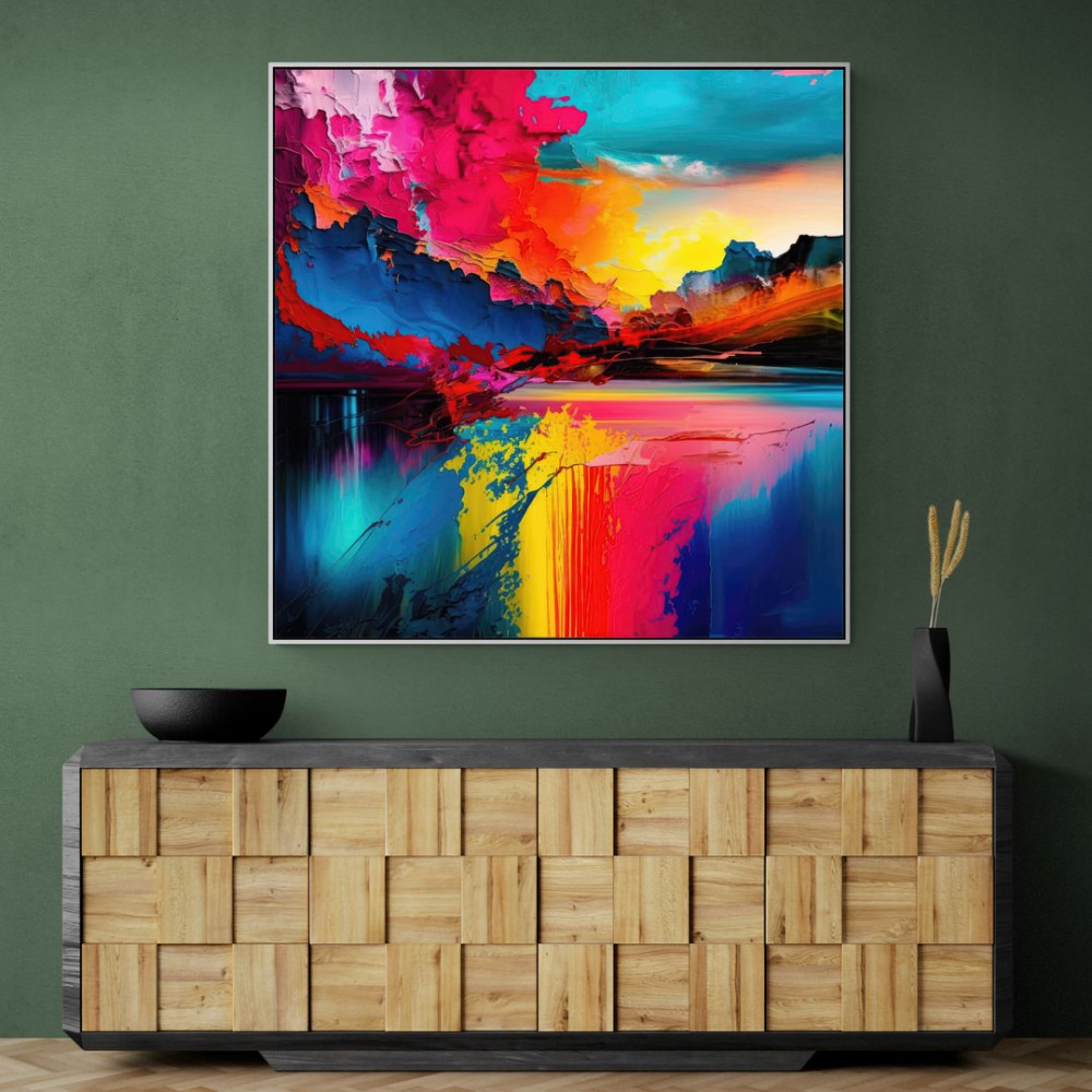 Abstract Colour Splash 10 Wall Art