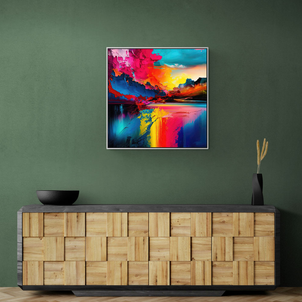 Abstract Colour Splash 10 Wall Art