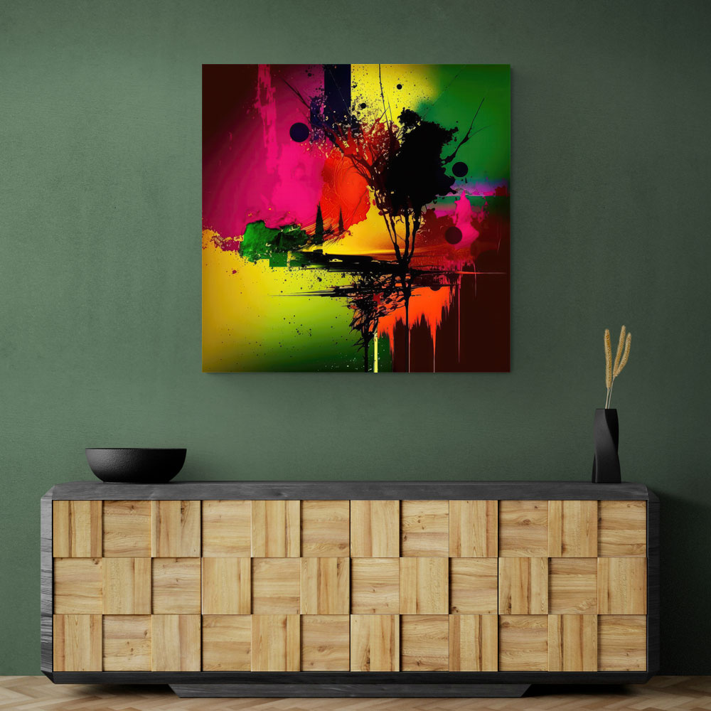 Abstract Colour Splash 12 Wall Art