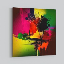 Abstract Colour Splash 12 Wall Art