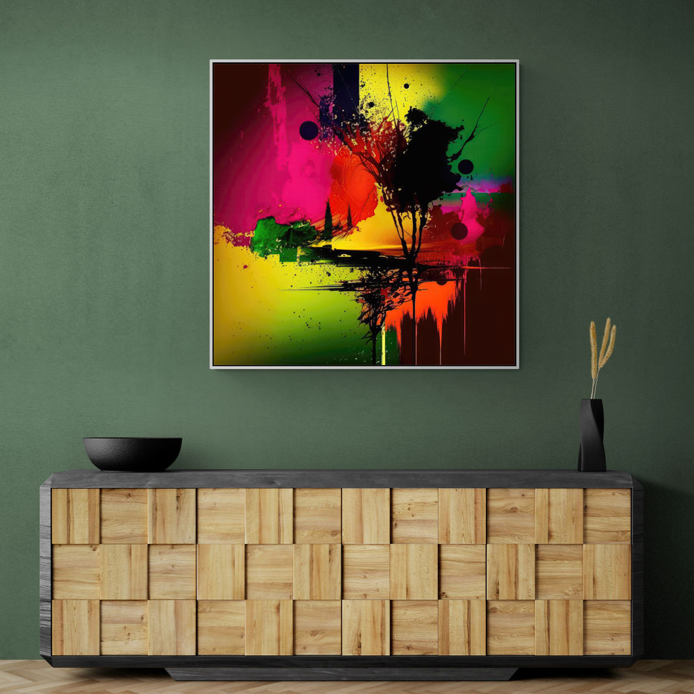 Abstract Colour Splash 12 Wall Art