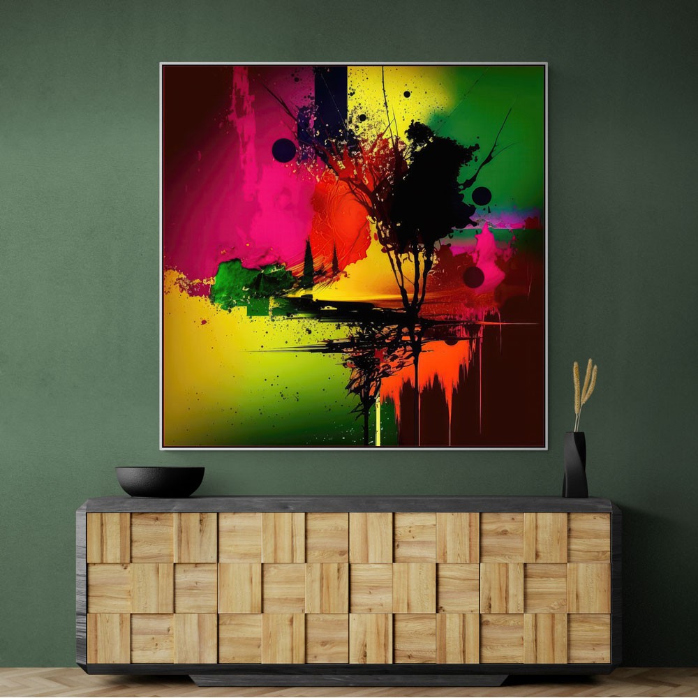 Abstract Colour Splash 12 Wall Art