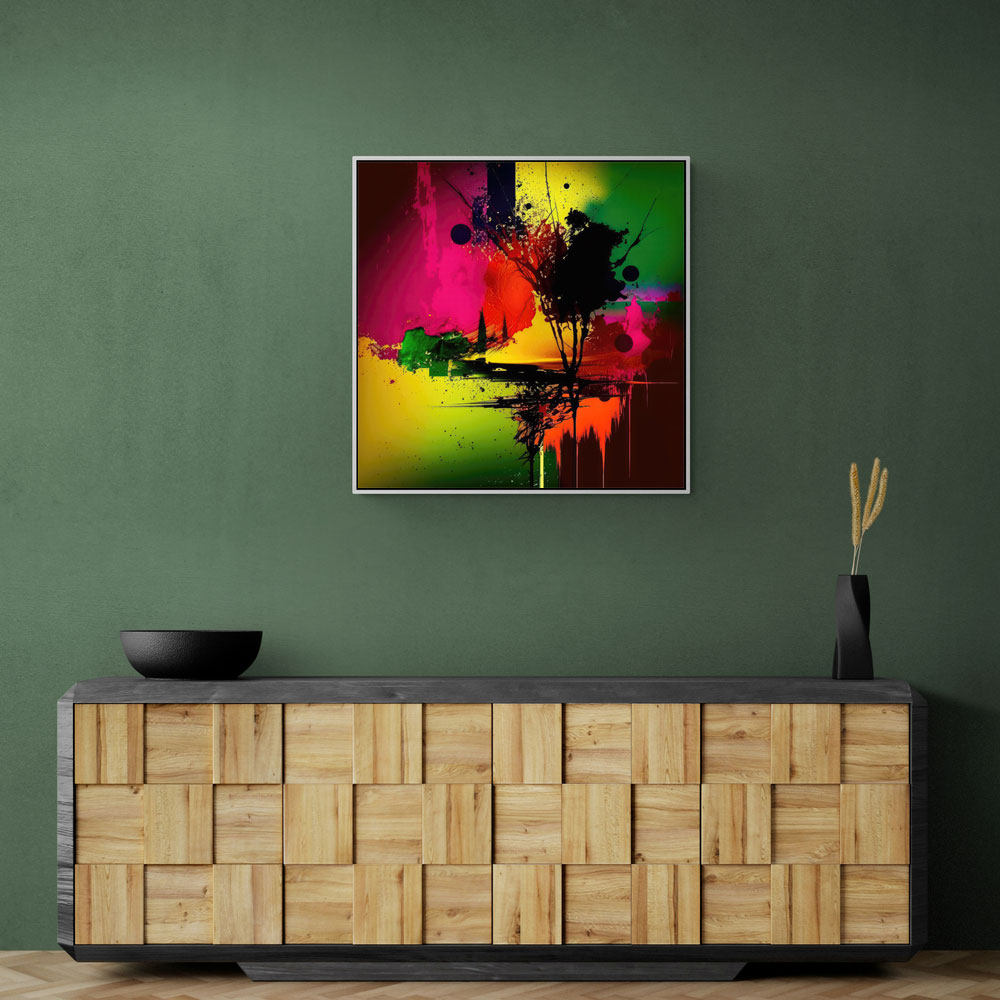 Abstract Colour Splash 12 Wall Art