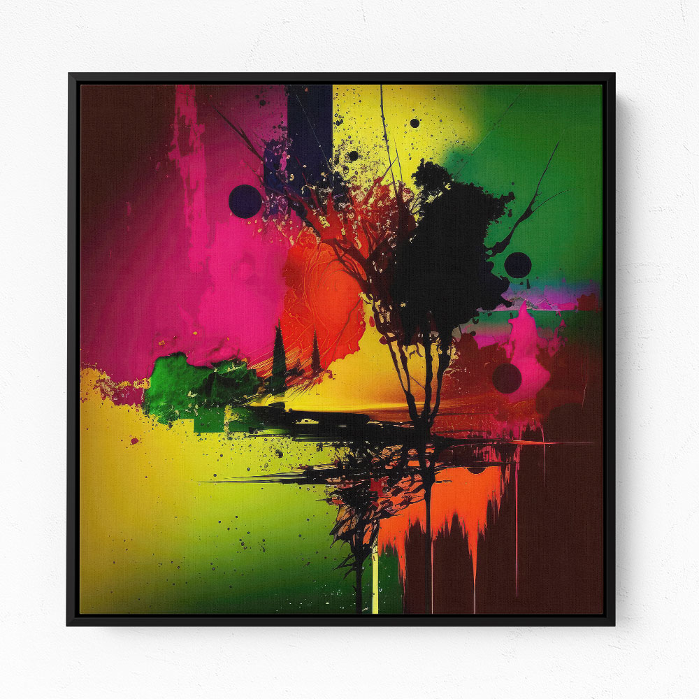 Abstract Colour Splash 12 Wall Art