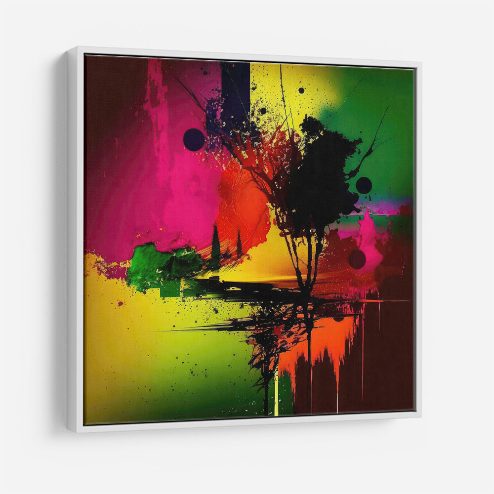 Abstract Colour Splash 12 Wall Art