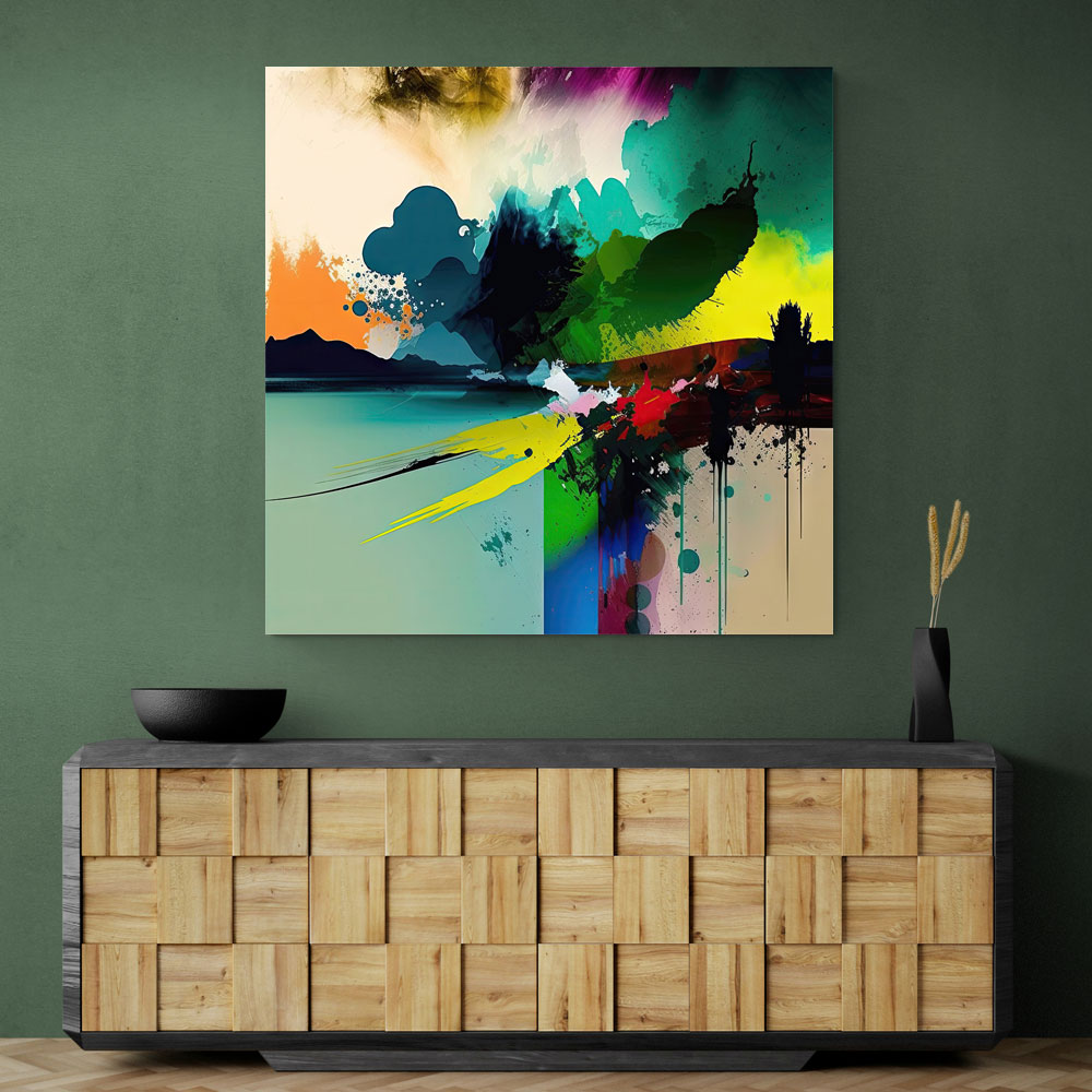 Abstract Colour Splash 13 Wall Art