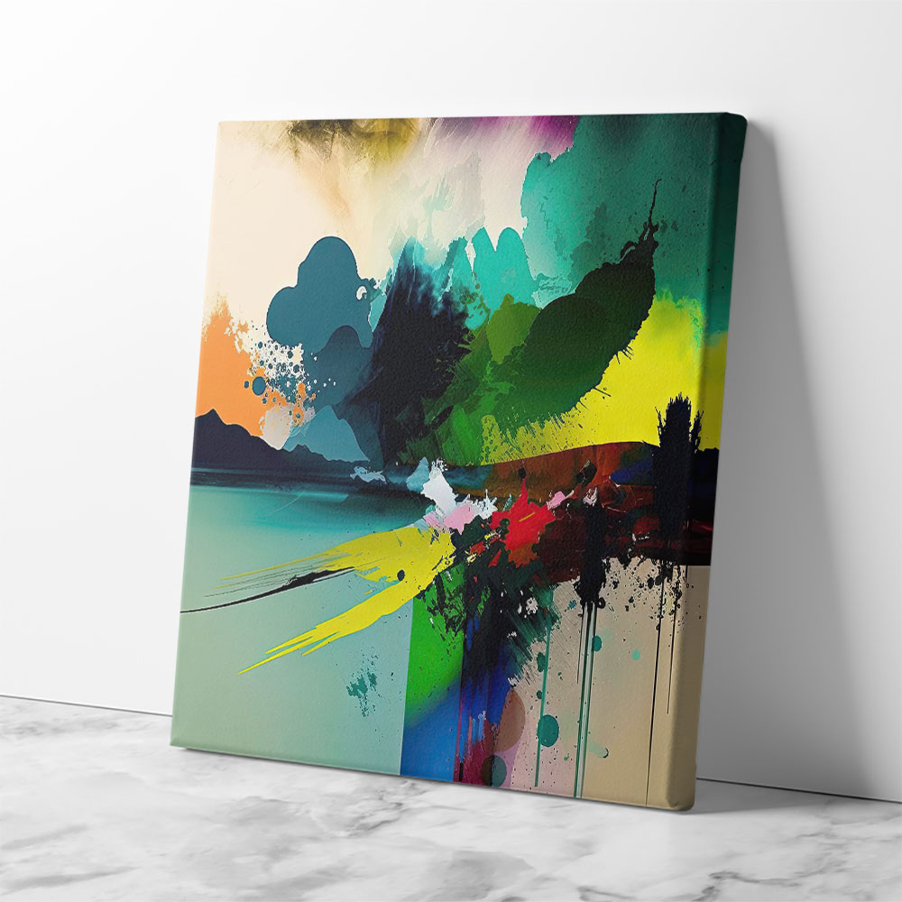 Abstract Colour Splash 13 Wall Art