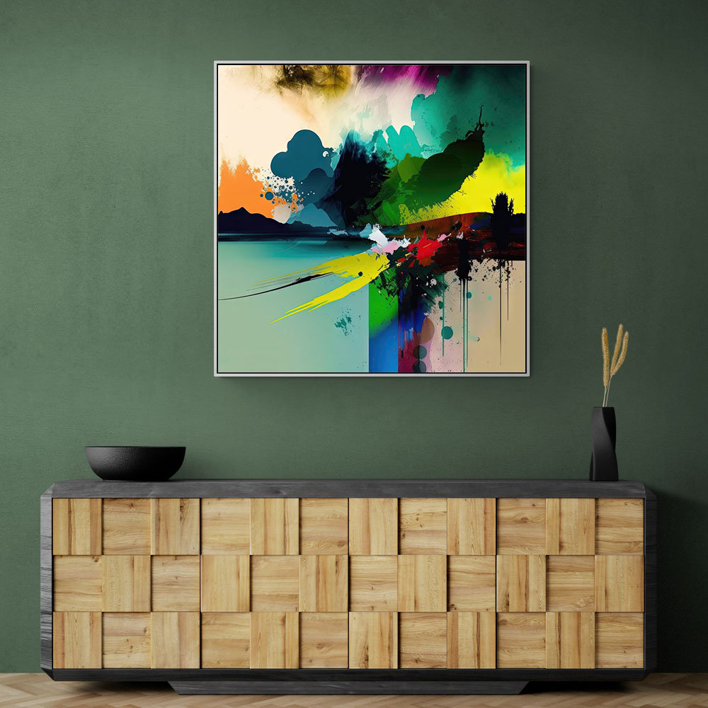 Abstract Colour Splash 13 Wall Art