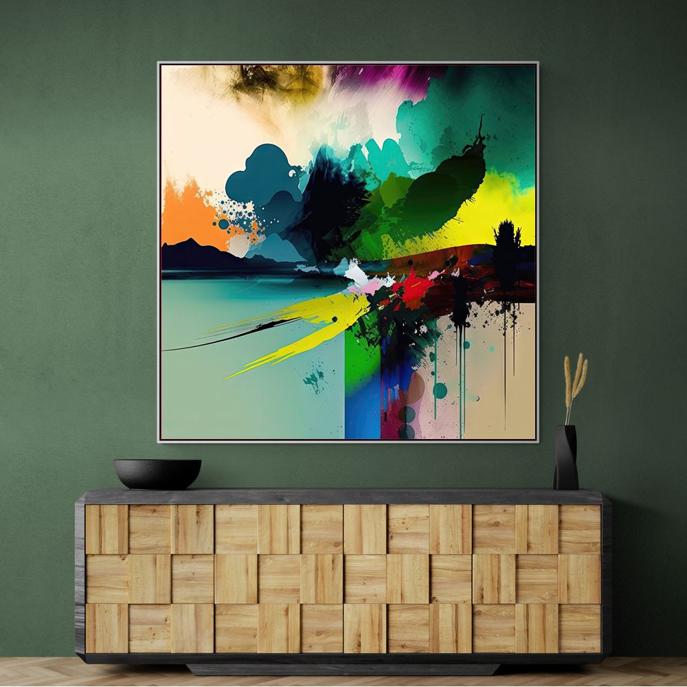 Abstract Colour Splash 13 Wall Art