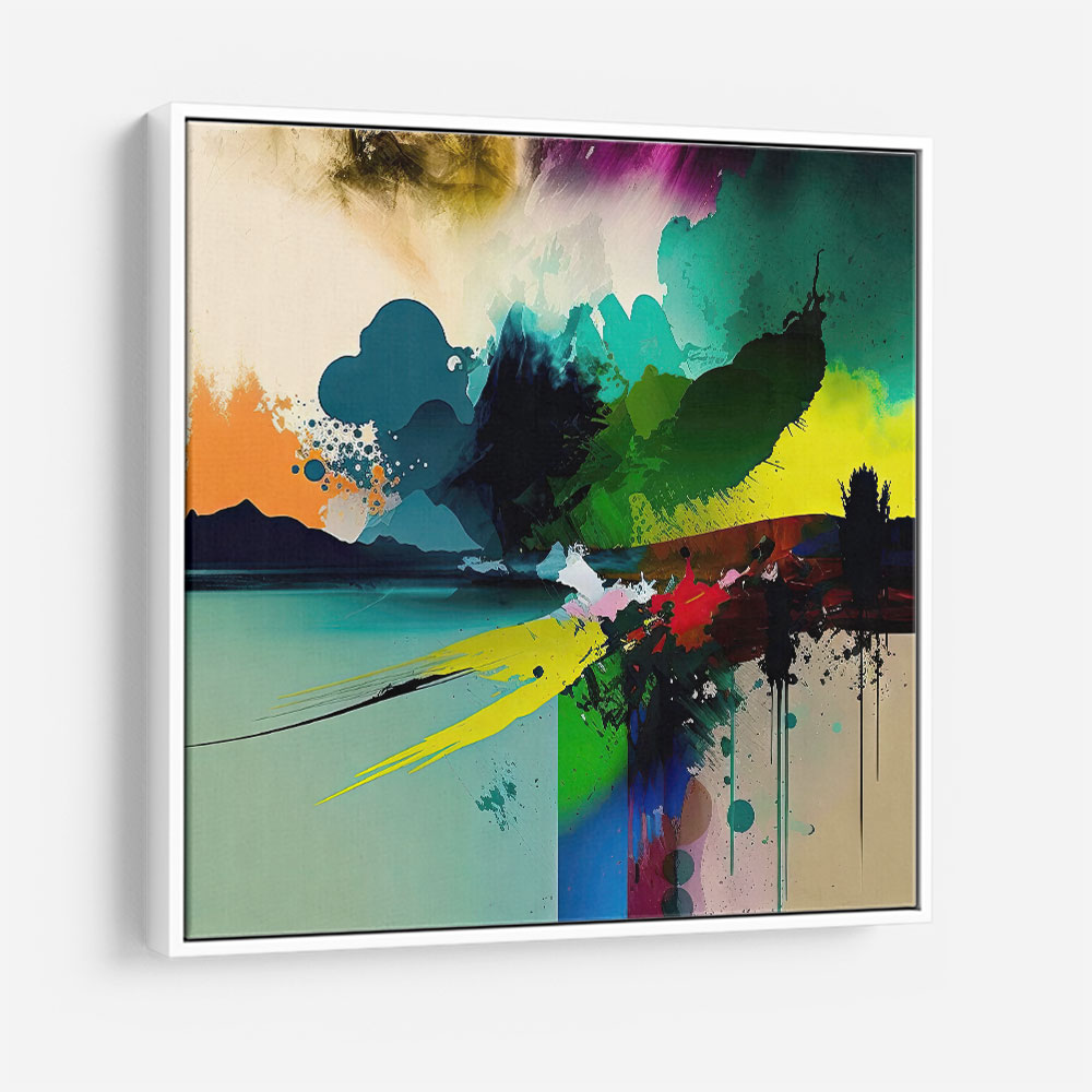 Abstract Colour Splash 13 Wall Art