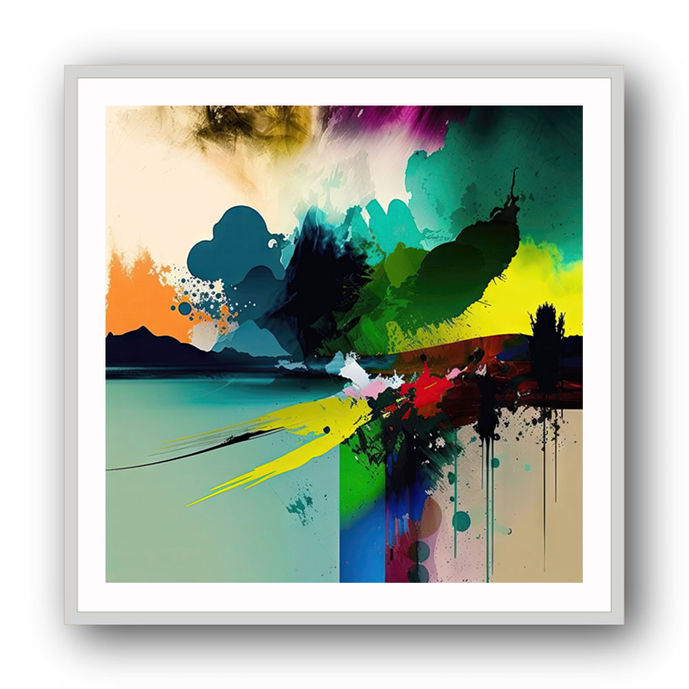 Abstract Colour Splash 13 Wall Art