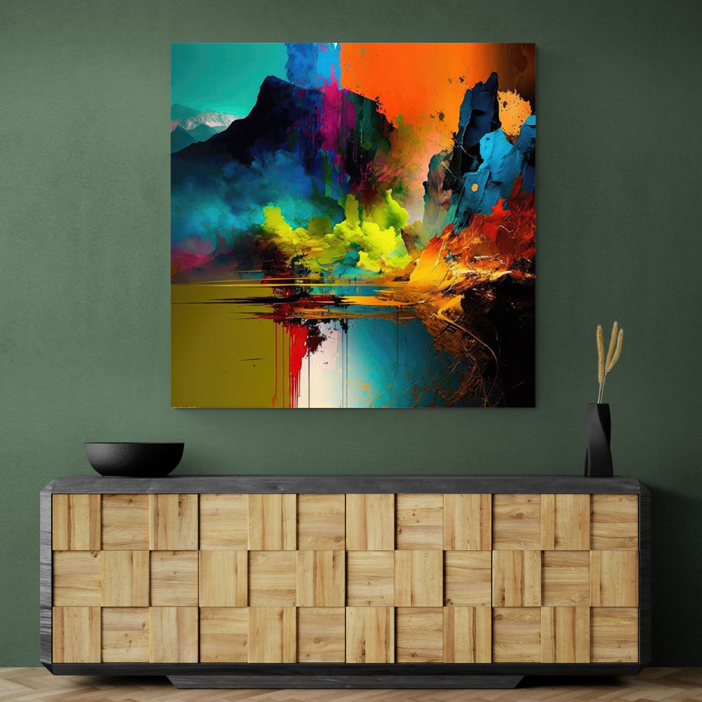 Abstract Colour Splash 14 Wall Art