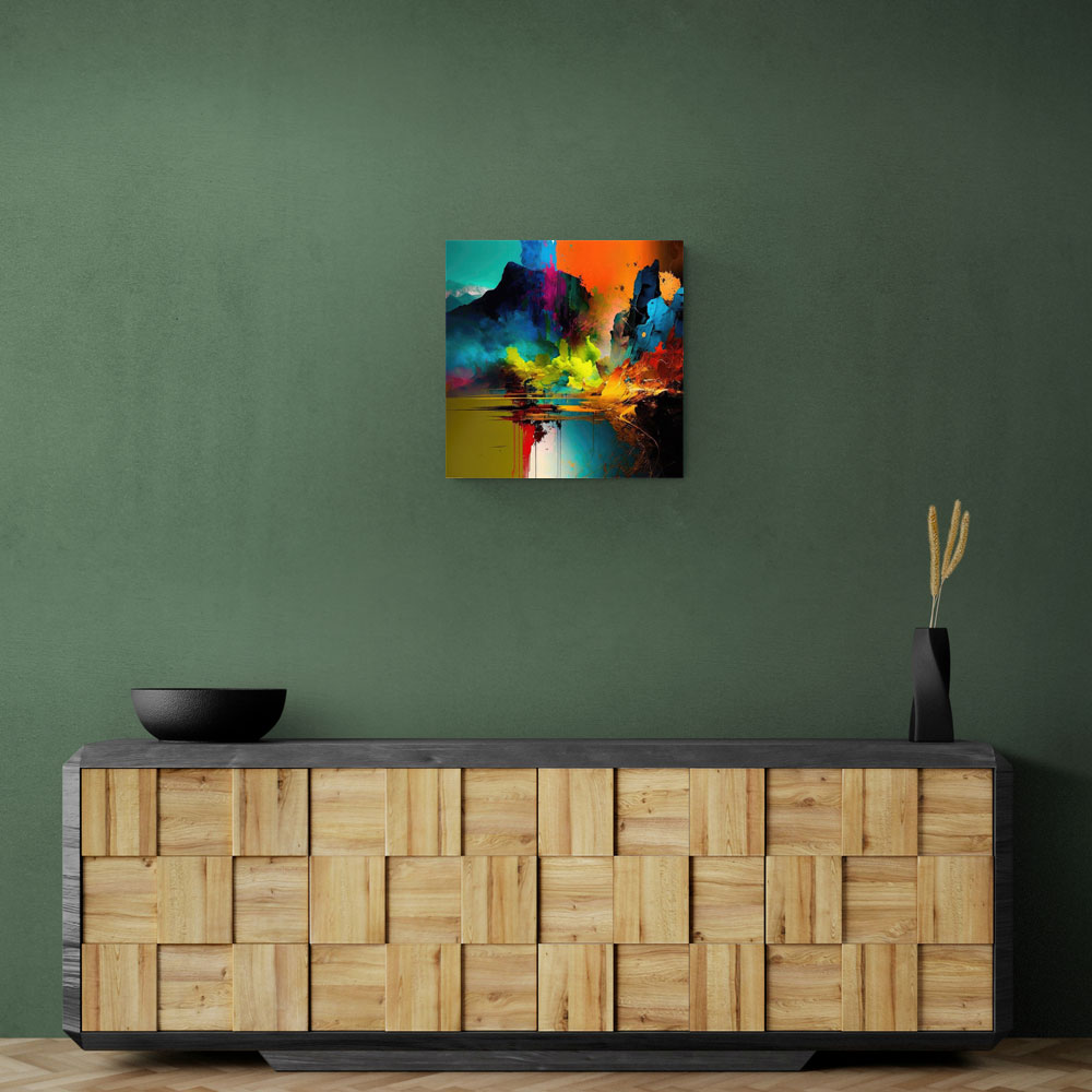 Abstract Colour Splash 14 Wall Art