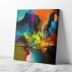 Abstract Colour Splash 14 Wall Art