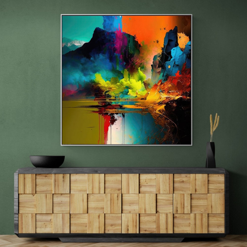 Abstract Colour Splash 14 Wall Art