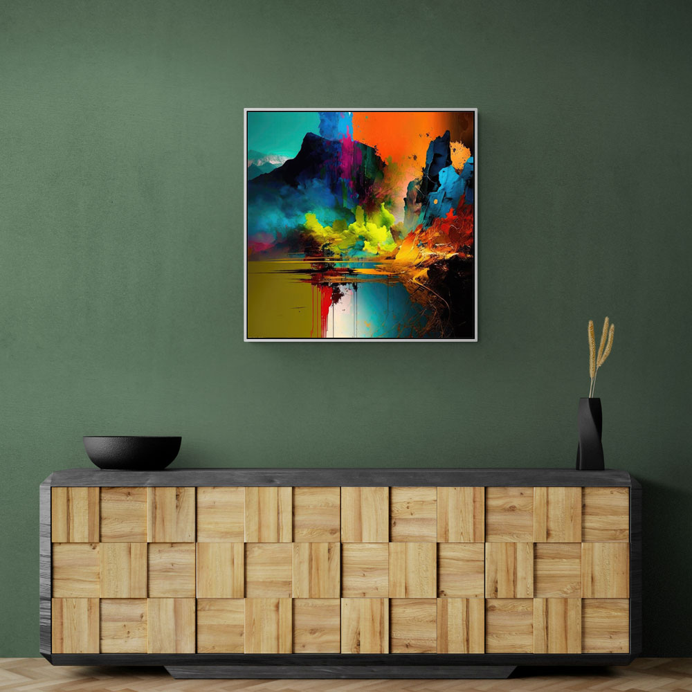 Abstract Colour Splash 14 Wall Art