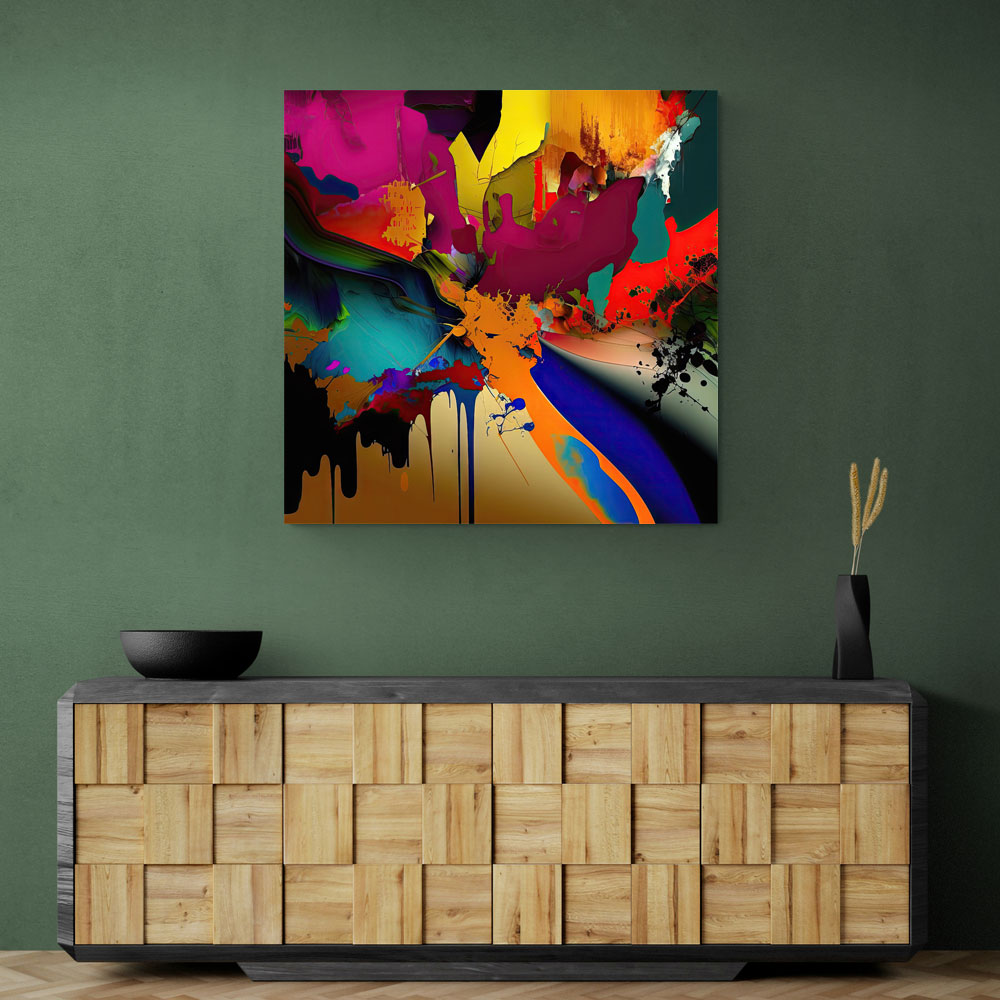 Abstract Colour Splash 15 Wall Art