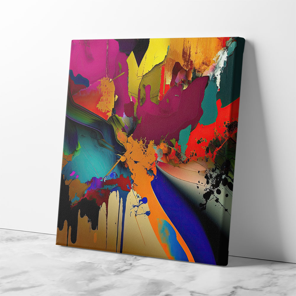 Abstract Colour Splash 15 Wall Art