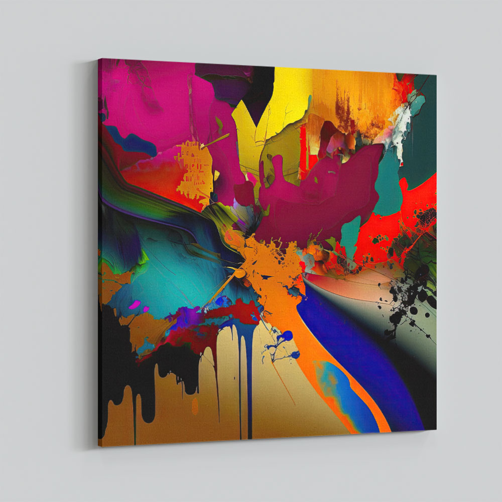 Abstract Colour Splash 15 Wall Art