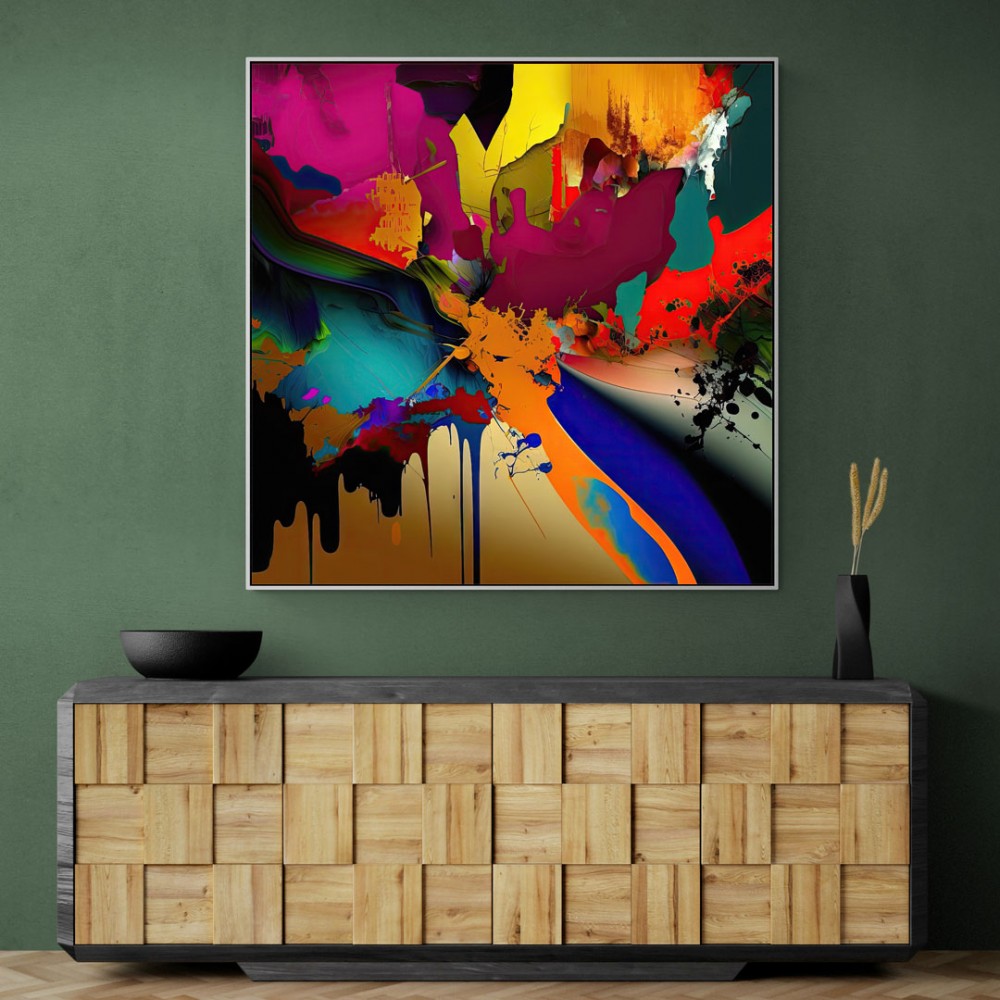 Abstract Colour Splash 15 Wall Art