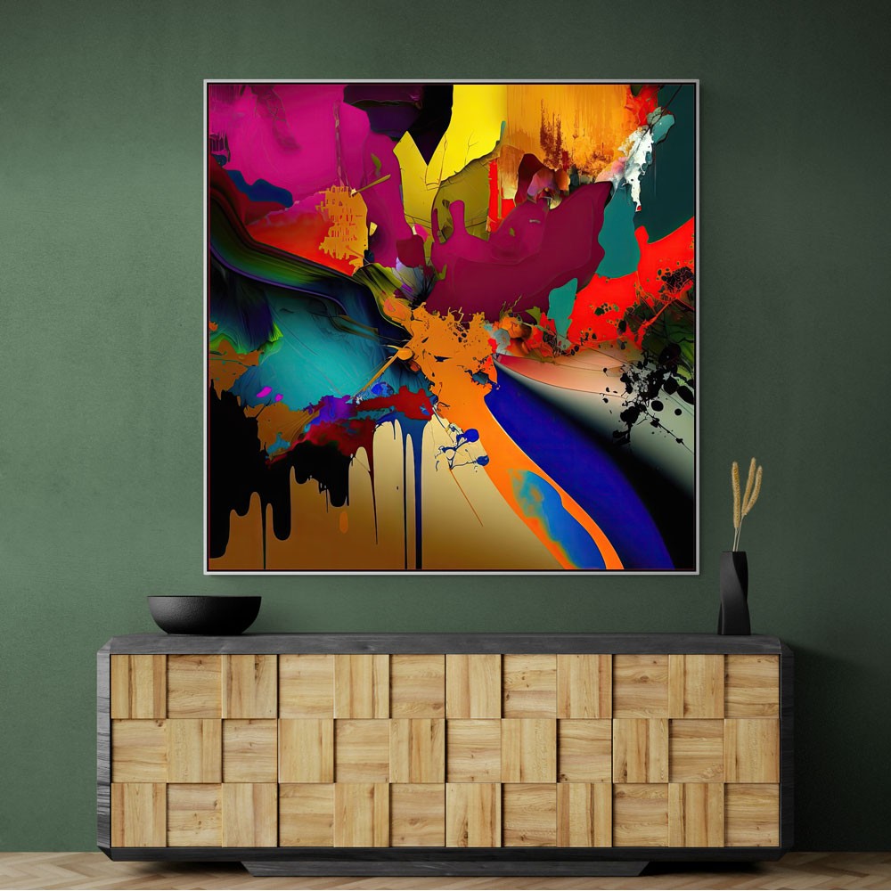 Abstract Colour Splash 15 Wall Art