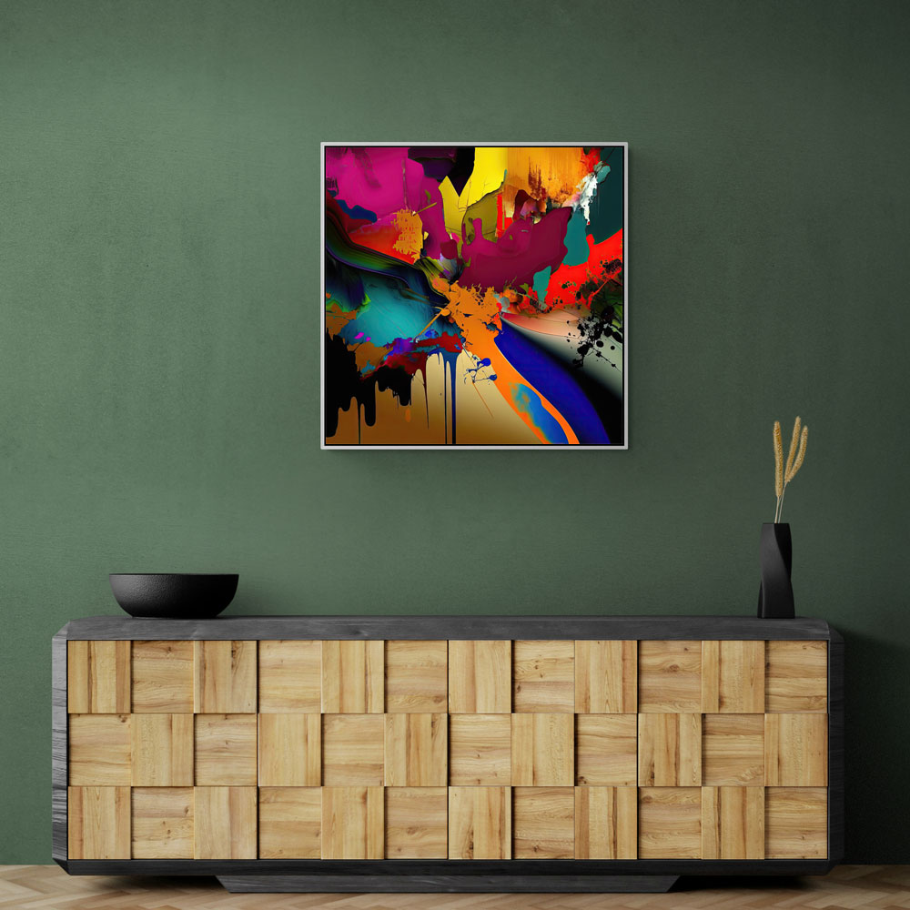 Abstract Colour Splash 15 Wall Art