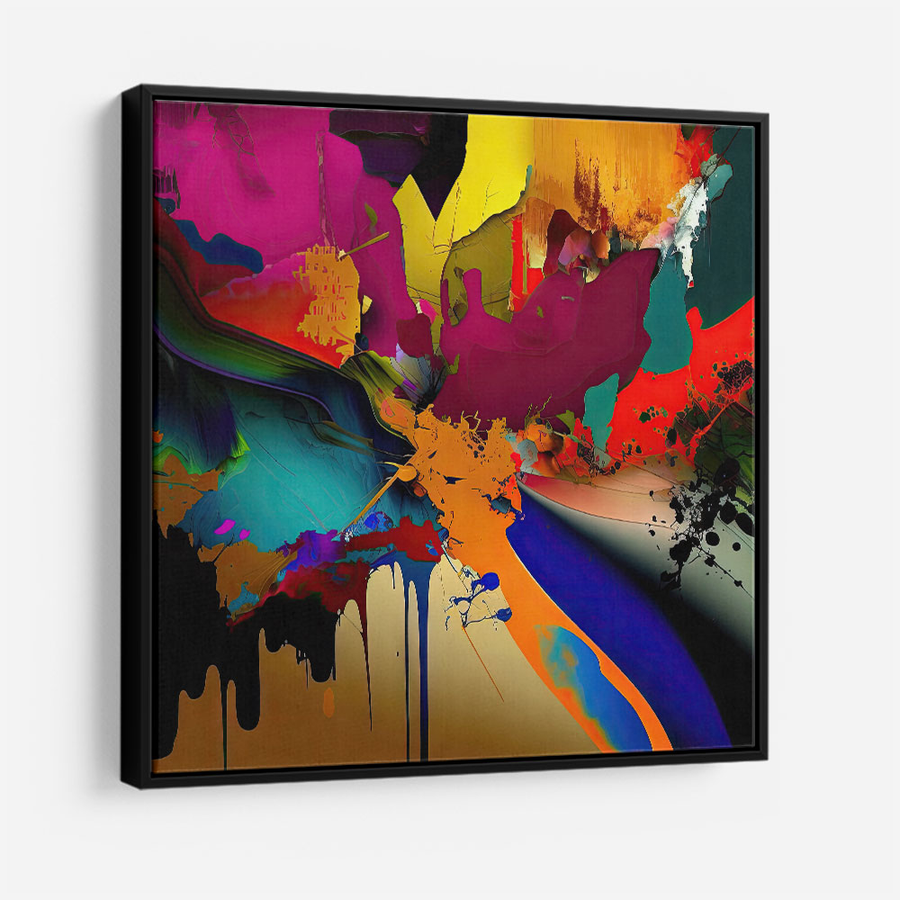 Abstract Colour Splash 15 Wall Art