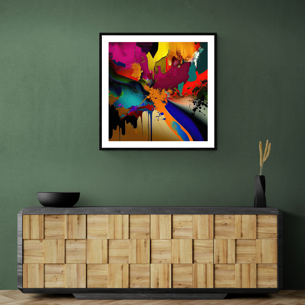 Abstract Colour Splash 15 Wall Art