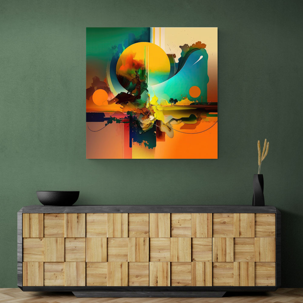 Abstract Colour Splash 16 Wall Art