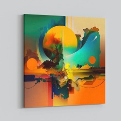 Abstract Colour Splash 16 Wall Art