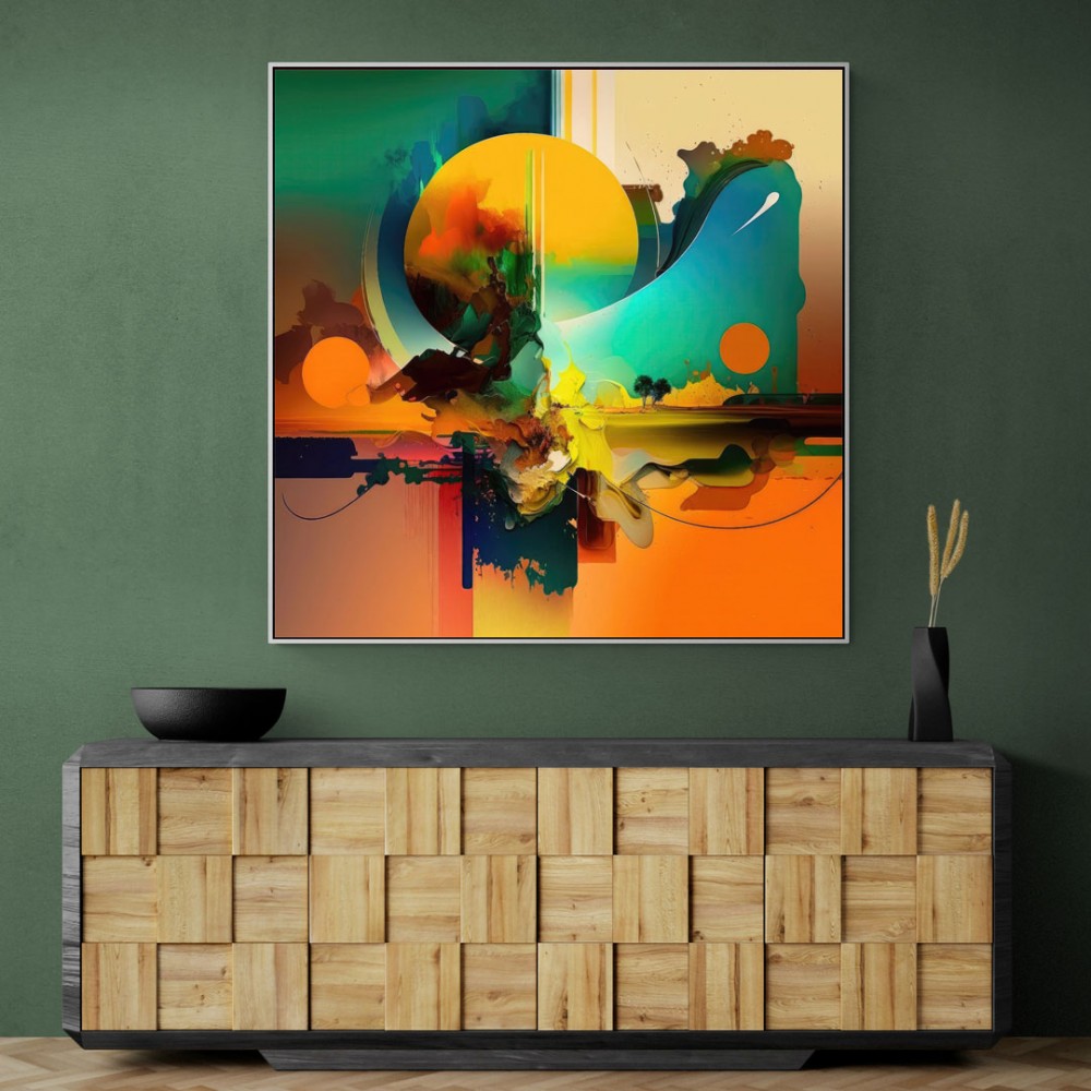 Abstract Colour Splash 16 Wall Art