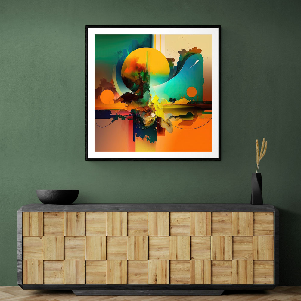 Abstract Colour Splash 16 Wall Art