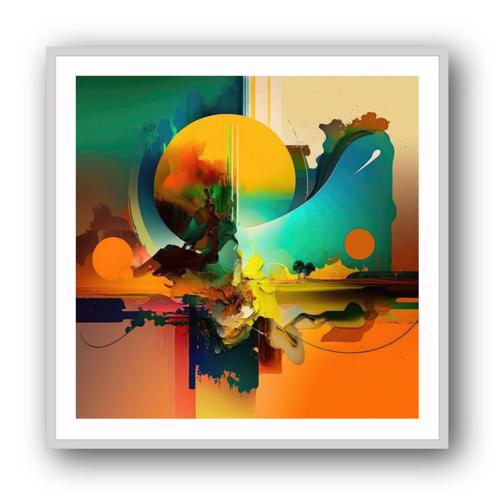 Abstract Colour Splash 16 Wall Art