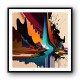 Abstract Colour Splash 17 Wall Art