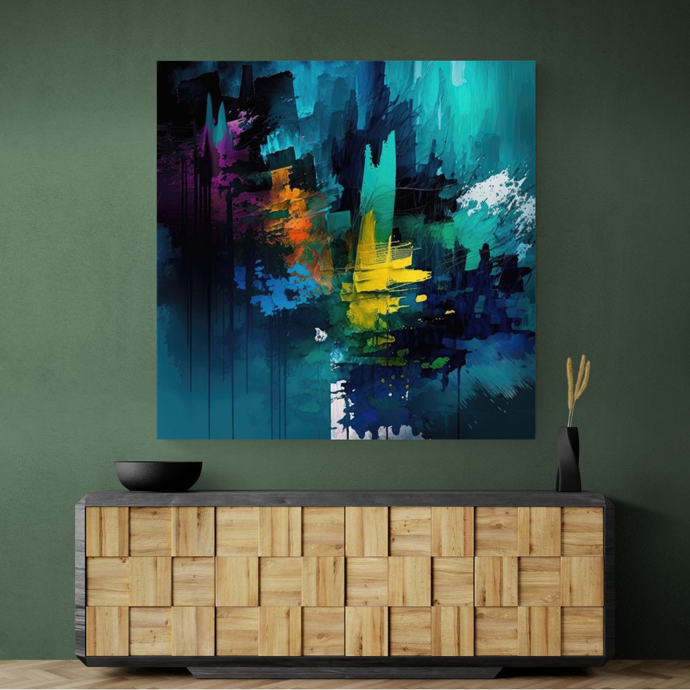 Abstract Colour Splash 20 Wall Art