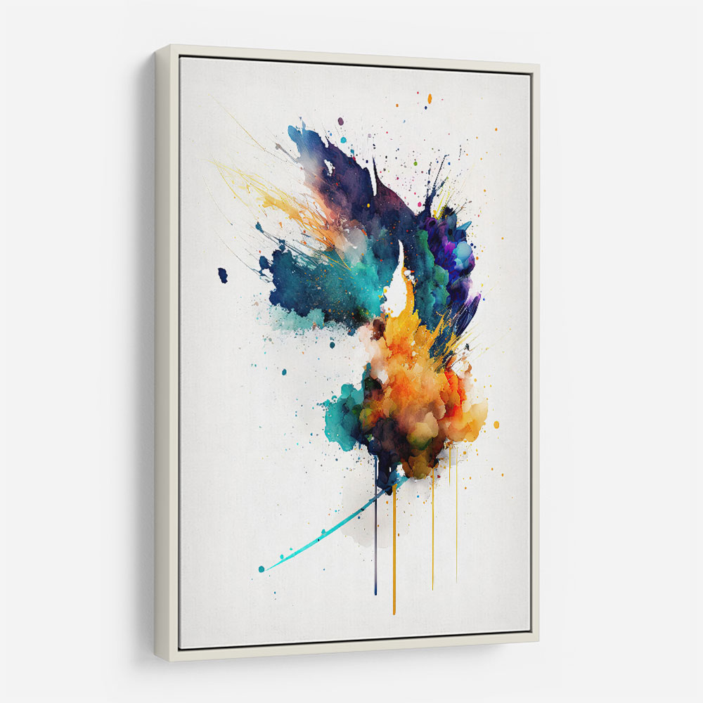 Ink Splash Abstract 1 Wall Art