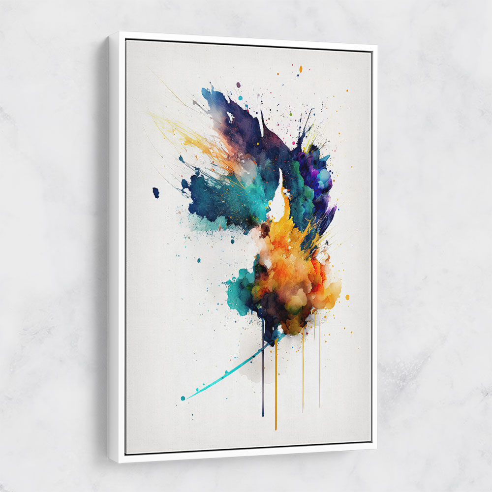 Ink Splash Abstract 1 Wall Art