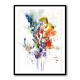 Ink Splash Abstract 4 Wall Art