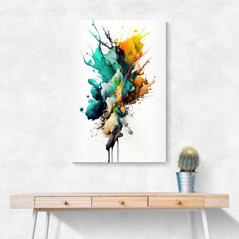 Ink Splash Abstract 8 Wall Art