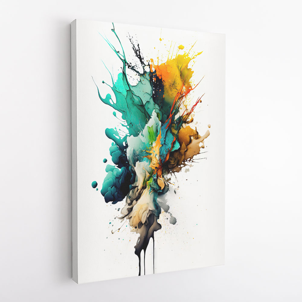 Ink Splash Abstract 8 Wall Art